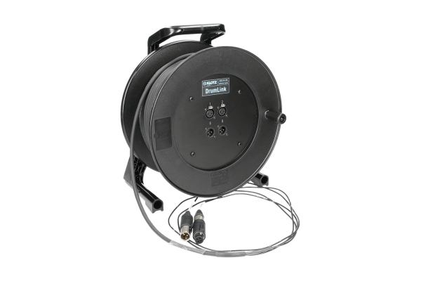 DrumLink 2/2 - 2||2 convertCON XLR 3p F/M2-channel - analog multicore drum - single ground - 75 m